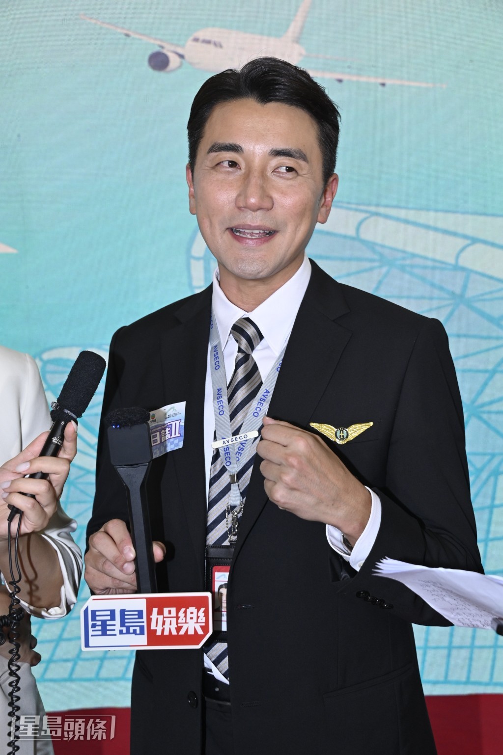 洪永城表示會幫高海寧留意有沒有荀盤。 洪永城表示會幫高海寧留意有沒有荀盤。