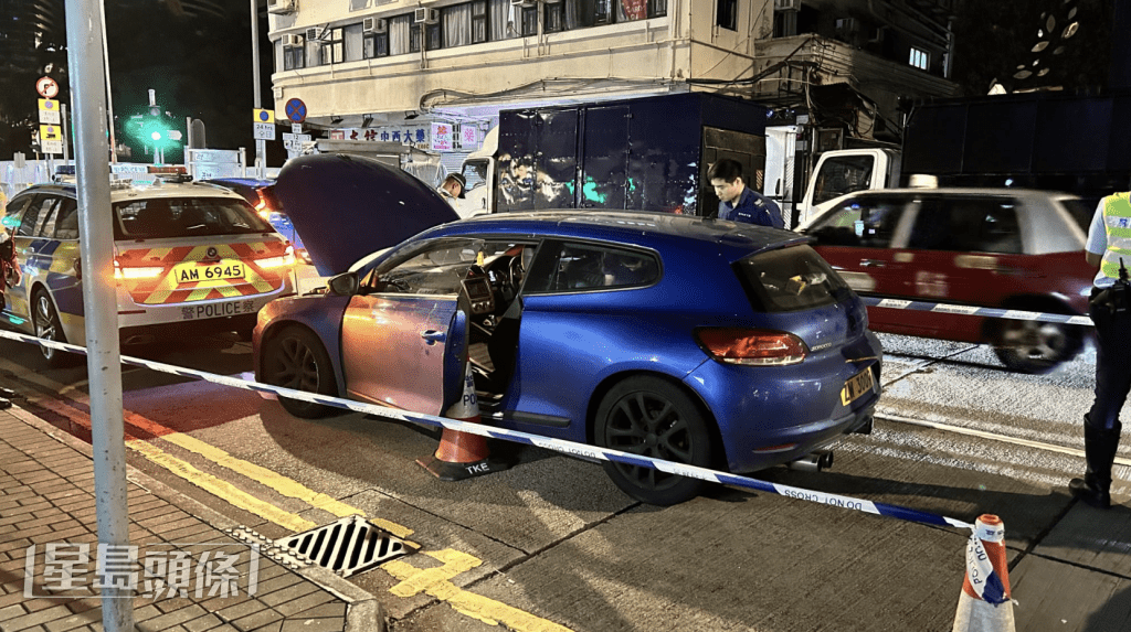 警方在旺角破獲「毒品快餐車」。蔡楚輝攝 警方在旺角破獲「毒品快餐車」。蔡楚輝攝