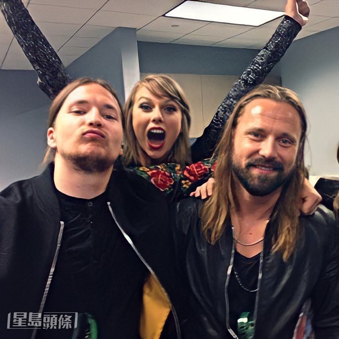 事隔多年,Taylor再與著名音樂監製Max Martin(右)和Shellback(左)合作。 事隔多年,Taylor再與著名音樂監製Max Martin(右)和Shellback(左)合作。