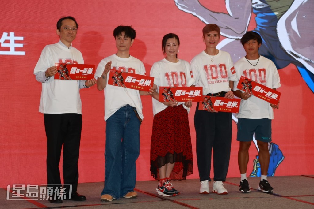  陳健安指很喜歡看漫畫和動畫，今次以跑步做主題，覺得這類運動題材的電影會很熱血。