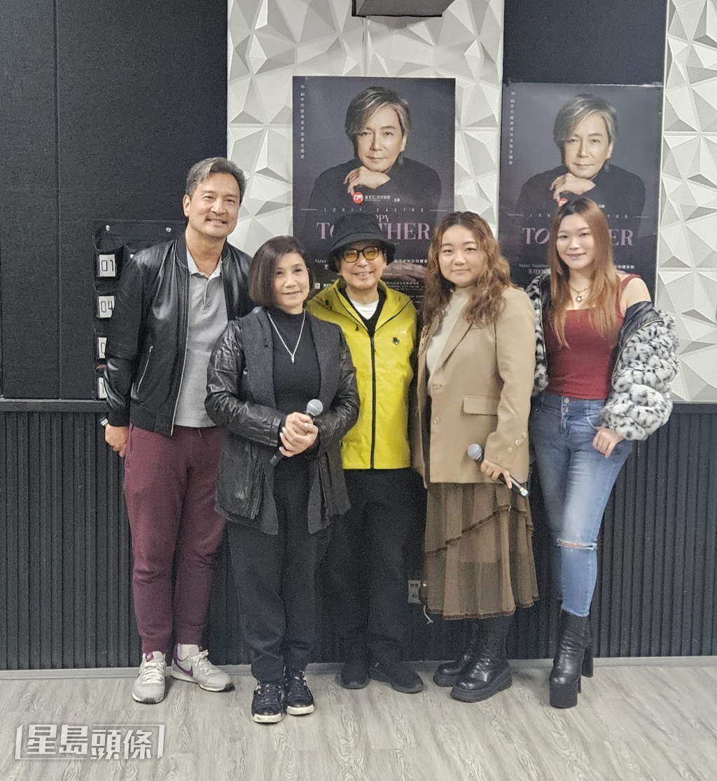 黃博和黃洛妍開心可以跟前輩合作。