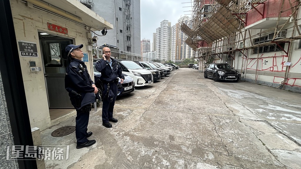 警方到場調查。蔡楚輝攝