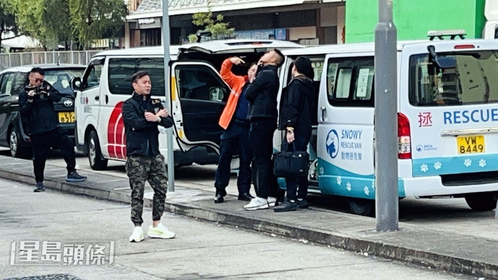 愛協人員到場了解。蔡楚輝攝