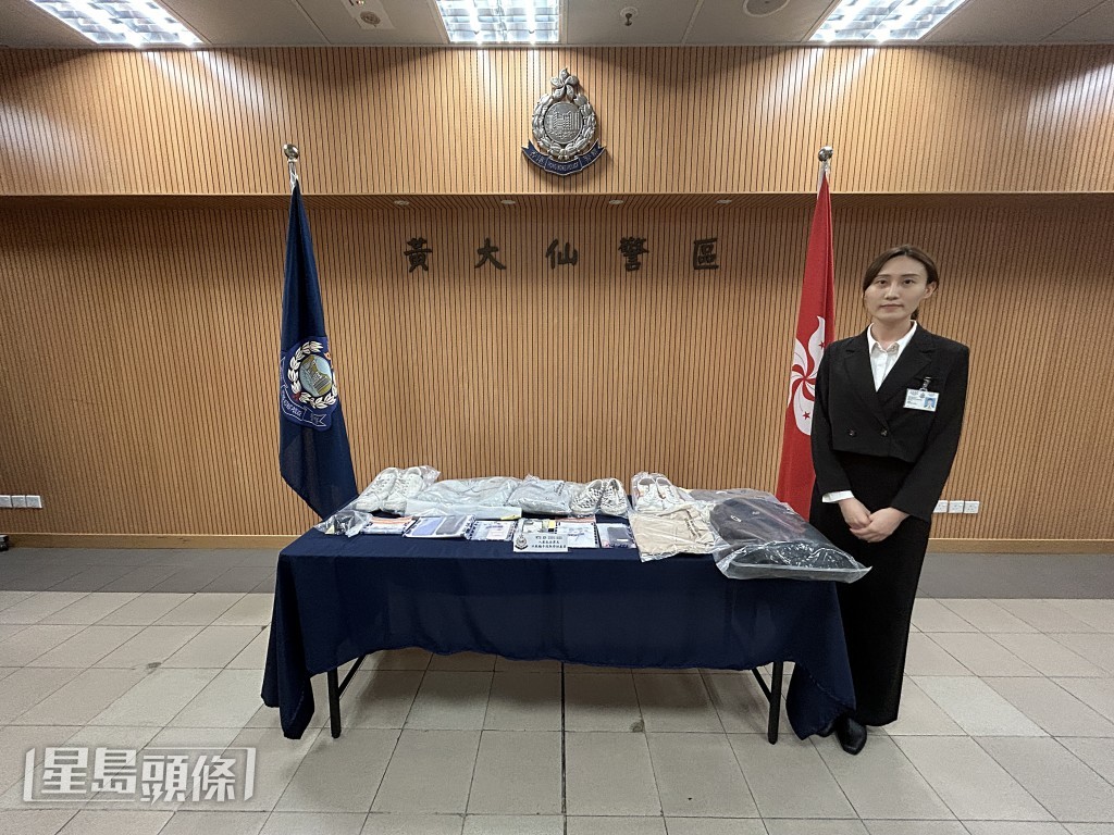 黃大仙警區重案組第一隊主管偵緝督察陳幸梓。林思明攝 黃大仙警區重案組第一隊主管偵緝督察陳幸梓。林思明攝