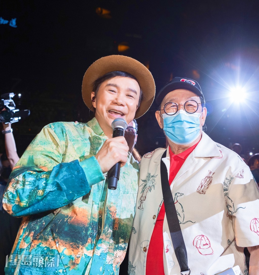 不少圈中好友現身觀眾席支持，如胡楓。