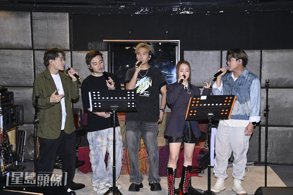 谷婭溦笑言與周吉佩、譚輝智、黃劍文與羅啟豪合作很好玩。