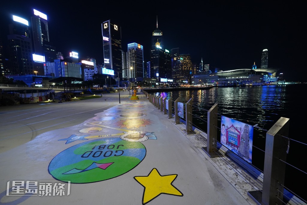 灣仔海濱將舉行夜市活動。資料圖片 灣仔海濱將舉行夜市活動。資料圖片
