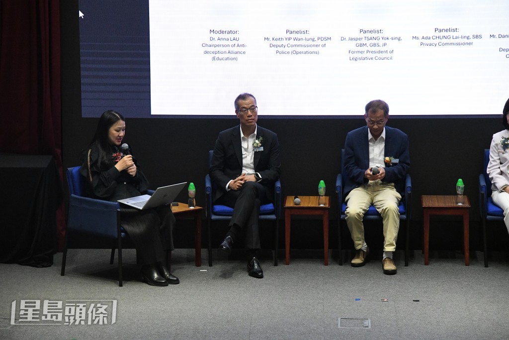 各嘉賓交流意見。林思明攝 各嘉賓交流意見。林思明攝
