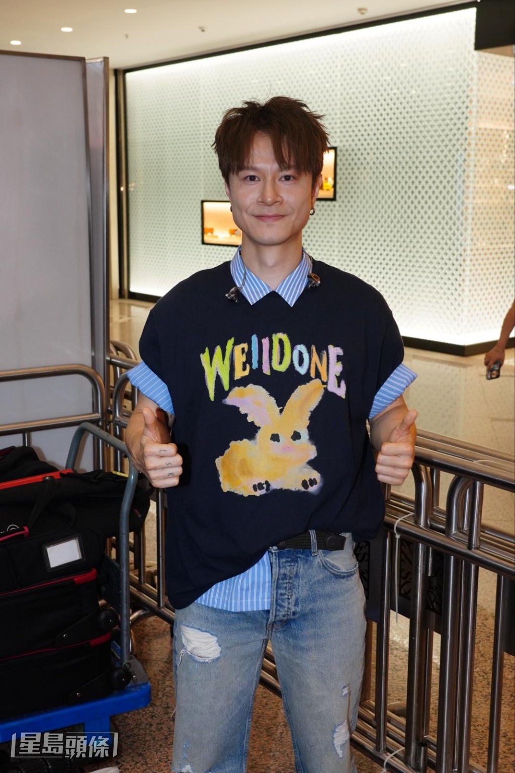 講到鄭欣宜復出一事，陳健安表示也是從大家得知。