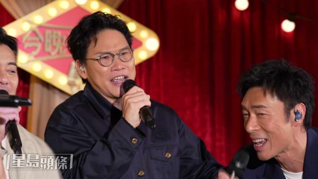 蘇永康分享了一個「一件褸四個人分」的有趣故事。 蘇永康分享了一個「一件褸四個人分」的有趣故事。