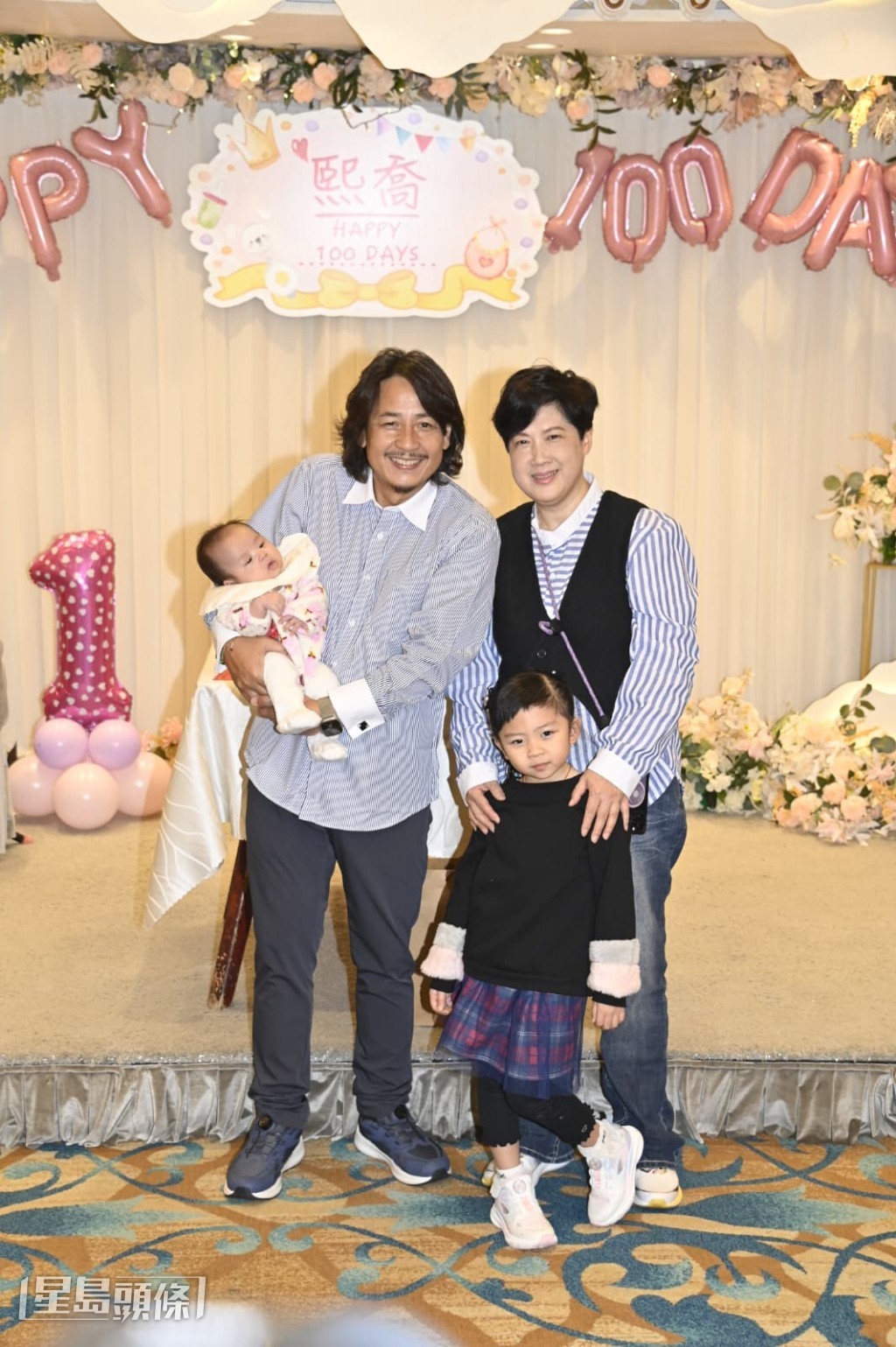 昨晚（23日）黃澤鋒與太太為二女在尖沙咀筵開40席舉行百日宴。