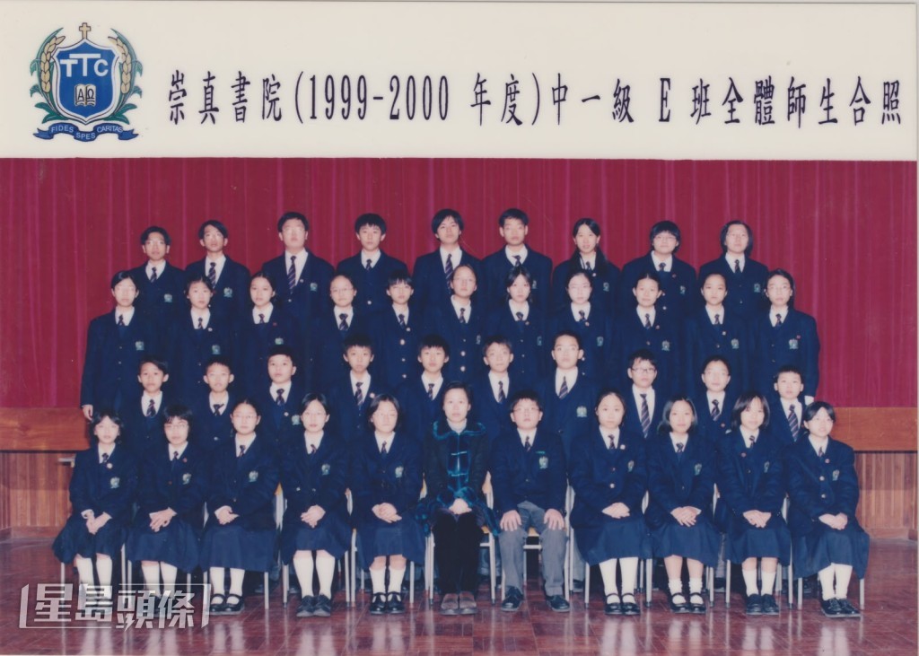 Eddie(最上排左二)和Jack(最上排左三)的學生照。 Eddie(最上排左二)和Jack(最上排左三)的學生照。