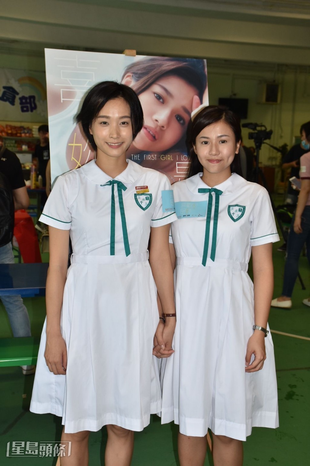 杨偲泳老best谈善言，两人曾拍电影《喜欢妳是妳》，有Kiss场面。