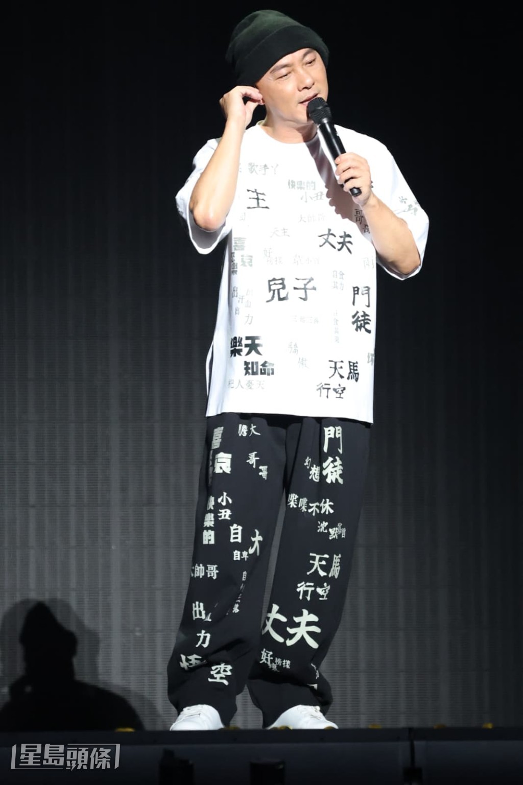 Dicky今次只靠表演征服觀眾。 Dicky今次只靠表演征服觀眾。