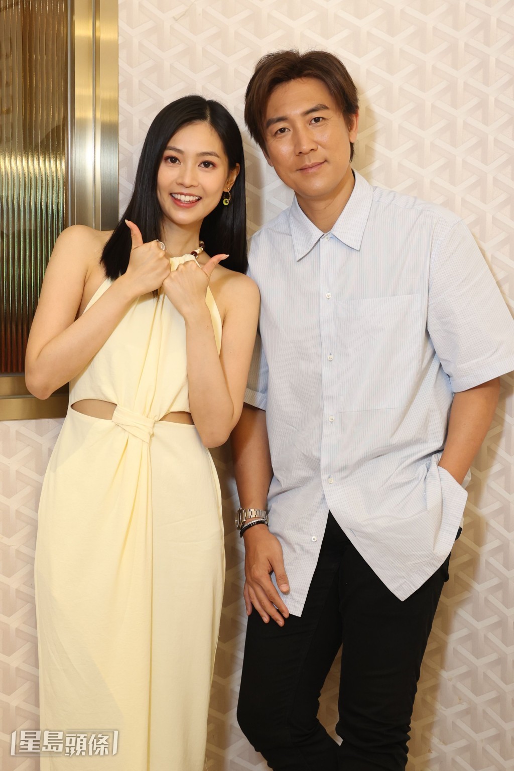 譚俊彥、郭柏妍在新劇《麻雀樂團》飾演父女，亦道出濃濃的香港人情味。
