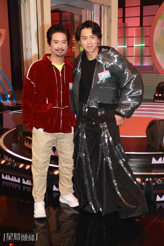 Eric Kowk與森美為節目做主持。 Eric Kowk與森美為節目做主持。