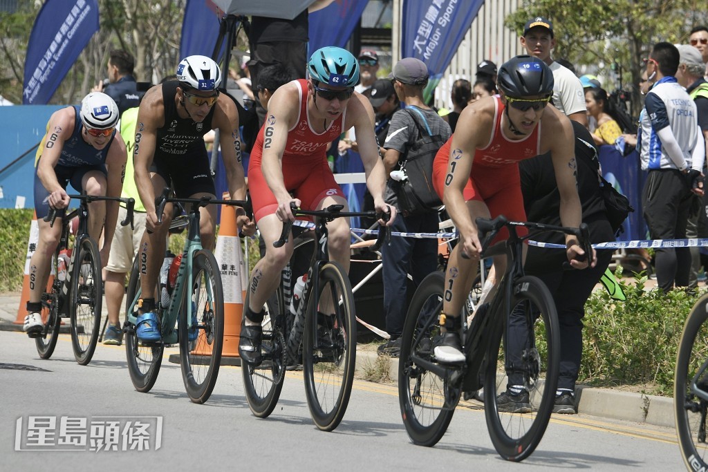 本港承辦的全運會競賽項目包括三項鐵人。資料圖片