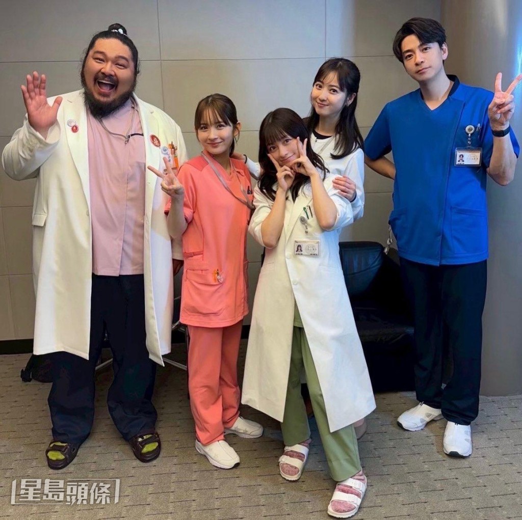 橋本環奈（中）主演的《天久鷹央的推理病歷》上月底播畢。