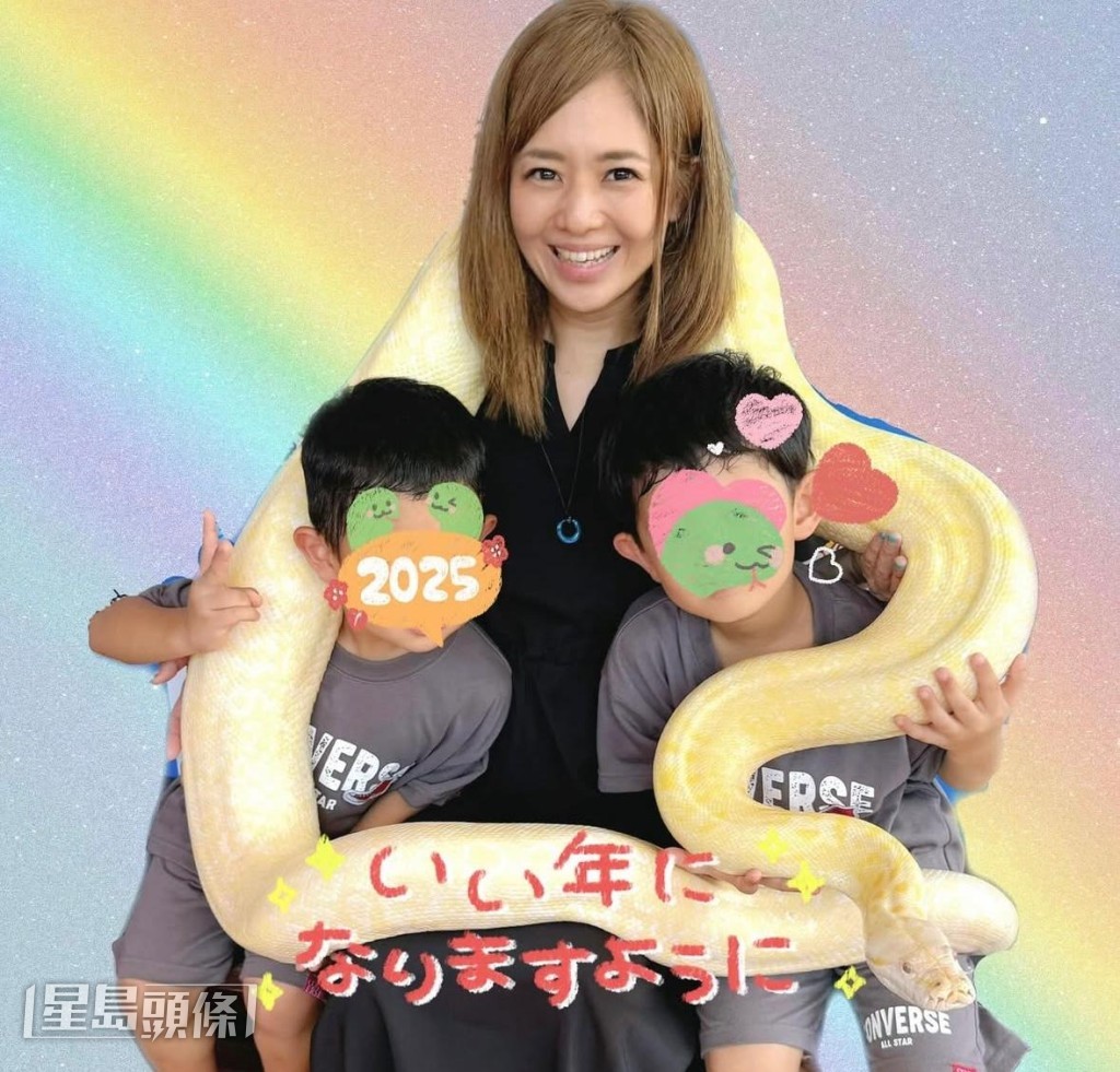2018年元旦閃嫁老公DJ NON，翌年剖腹誕下一對孖仔。