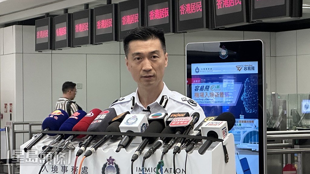 柯重鈺預料引入新服務後入境時間能提升13%。梁國峰攝