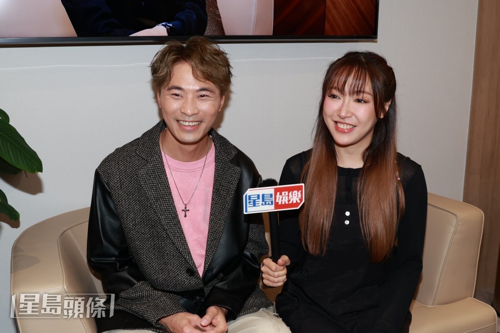  黃劍文、葉巧琳齊齊受訪。