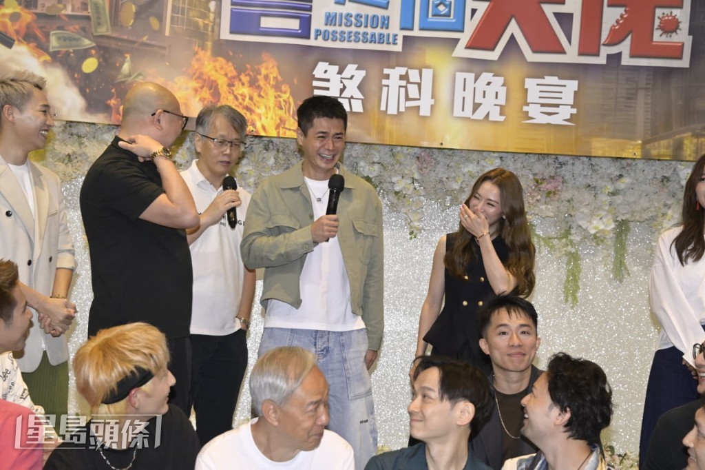 羅子溢、林盛斌(Bob)、王敏奕合作得非常開心。