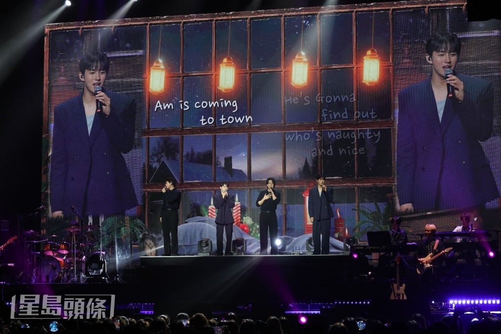 2AM相隔11年再襲港演出。 2AM相隔11年再襲港演出。