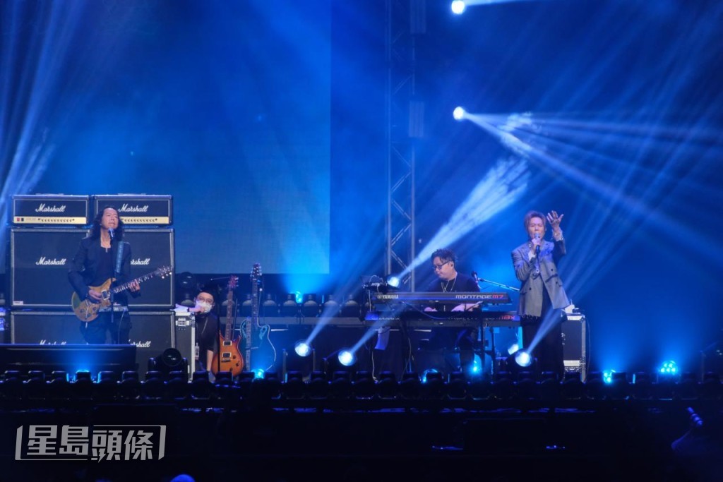 《太極樂隊40周年巡迴演唱會 香港站》晚上（2日）於啟德體藝館舉行。