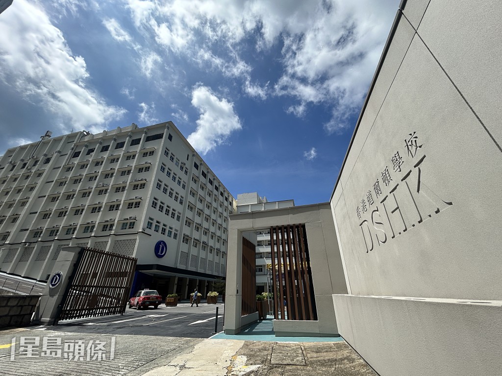 男工在校園工作時意外受傷。林思明攝