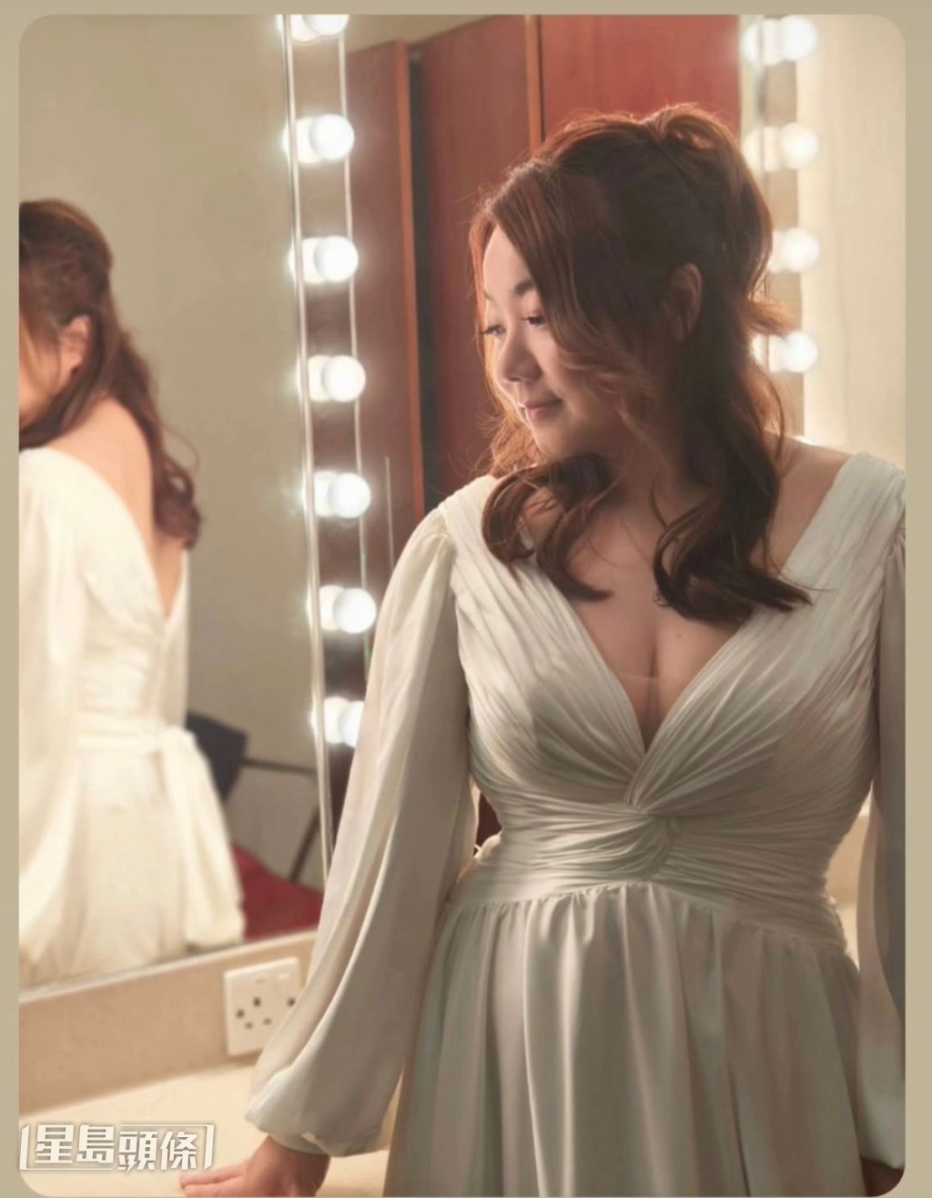 減肥後優美的身段，為廣大樂迷大派福利。