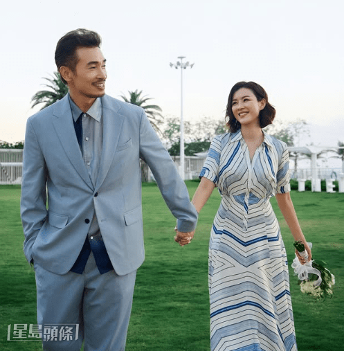 陳茵媺近日分享結婚12周年的相片,陳豪表示今年工作忙,因此只能抽空一日慶祝。 陳茵媺近日分享結婚12周年的相片,陳豪表示今年工作忙,因此只能抽空一日慶祝。