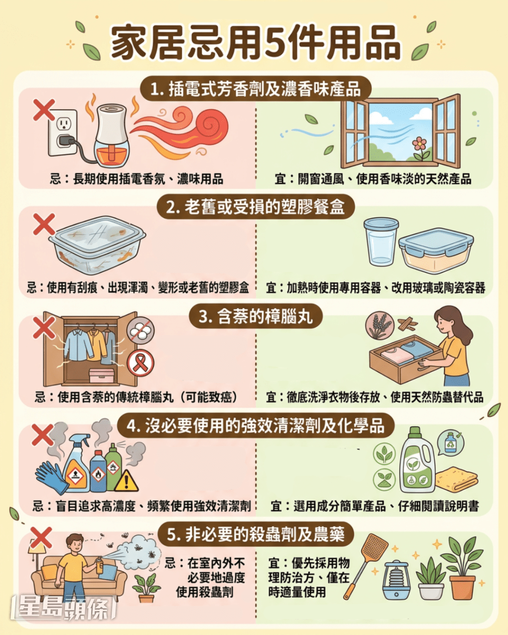 家居忌用5件用品 家居忌用5件用品