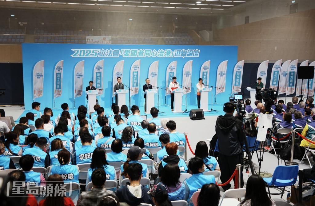 有資深建制派坦言，雖然強調良性競爭，但候選人之間互動少，未免沉悶，認為論壇稱不上是「比政綱」，只算「各自演說政綱」。資料圖片