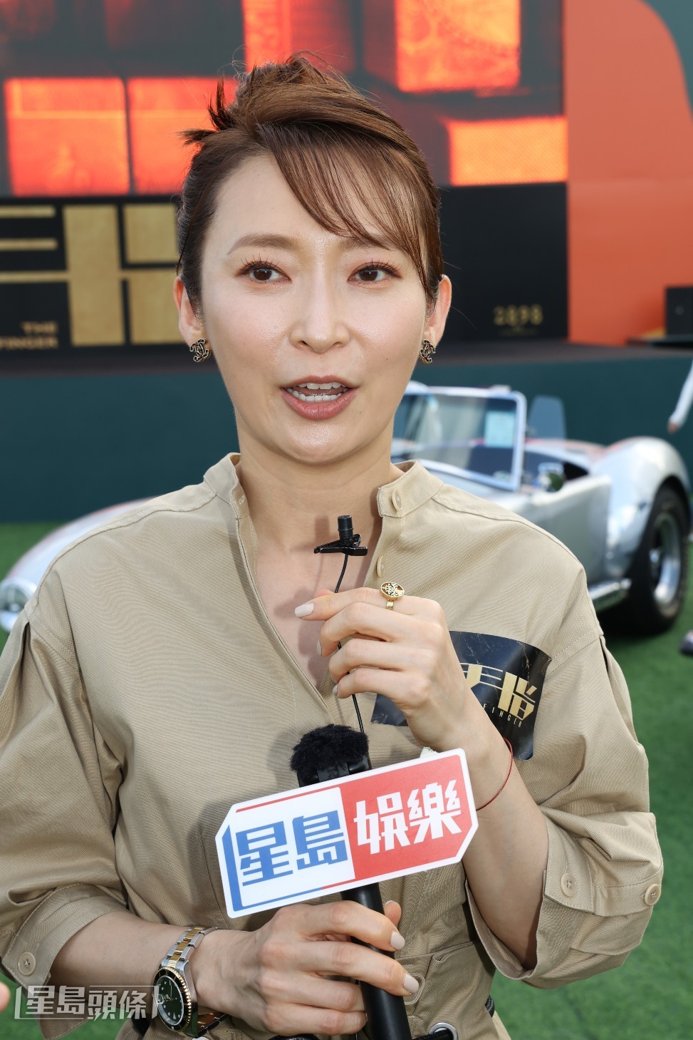周家怡謂很期待看這部電影。 周家怡謂很期待看這部電影。