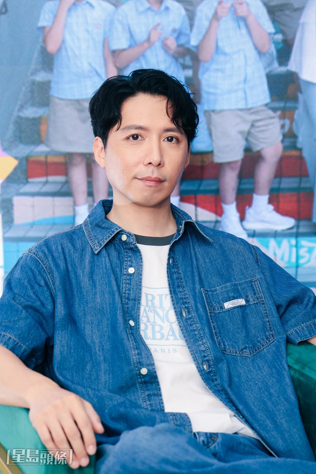 陳子豐透露囝囝有份在劇中客串。 陳子豐透露囝囝有份在劇中客串。