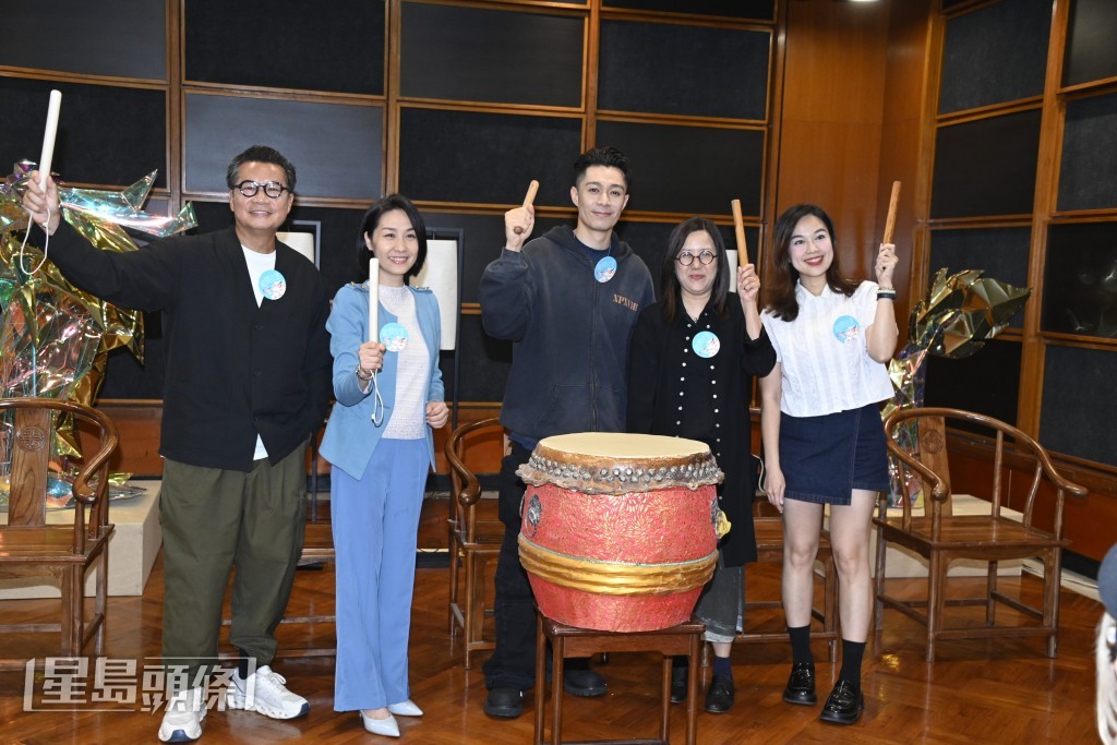 周柏豪現身港台出席廣播劇《龍歸故里》活動。