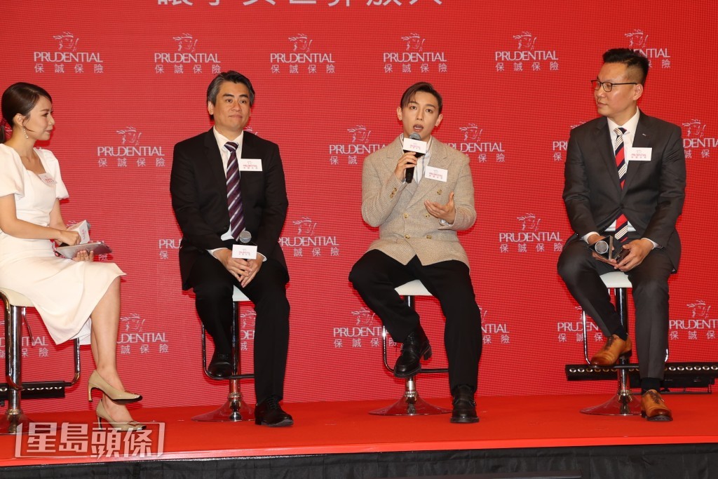 MC在現場分享拍攝宣傳片趣事。 MC在現場分享拍攝宣傳片趣事。