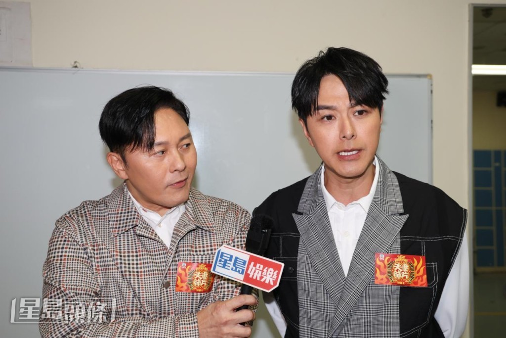  二人早前與馬國明齊齊在內地做騷，曹永廉兒子驚喜現身台上彈結他，一點也不怯場，令他這位uncle非常羨慕。