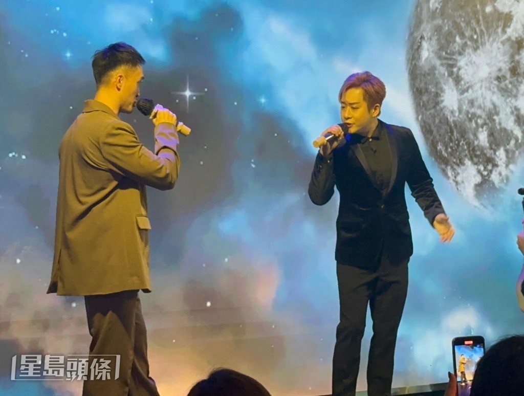 涂家堯與《超級巨聲》出身的陳國峰合唱。