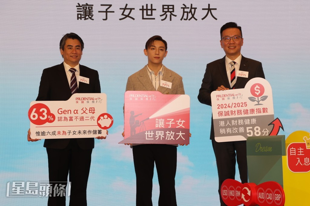 對於財富,MC表示長大後覺得要未雨綢繆。 對於財富,MC表示長大後覺得要未雨綢繆。