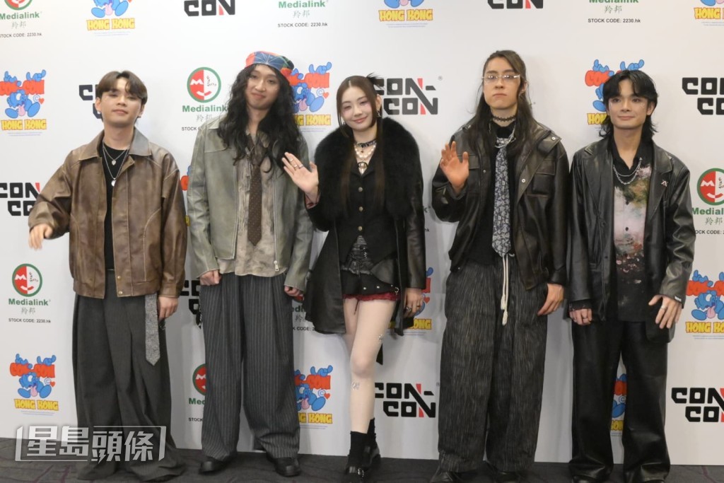 乐队晚安莉莉昨晚(4日)为“CON-CON HONG KONG 2026”演出。 乐队晚安莉莉昨晚(4日)为“CON-CON HONG KONG 2026”演出。