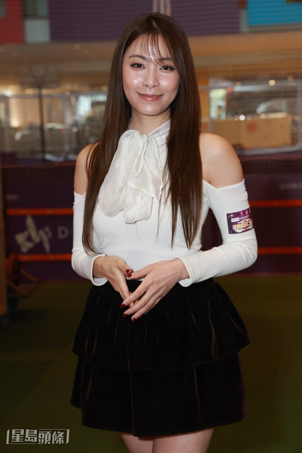 她透露當晚將會演出音樂劇。