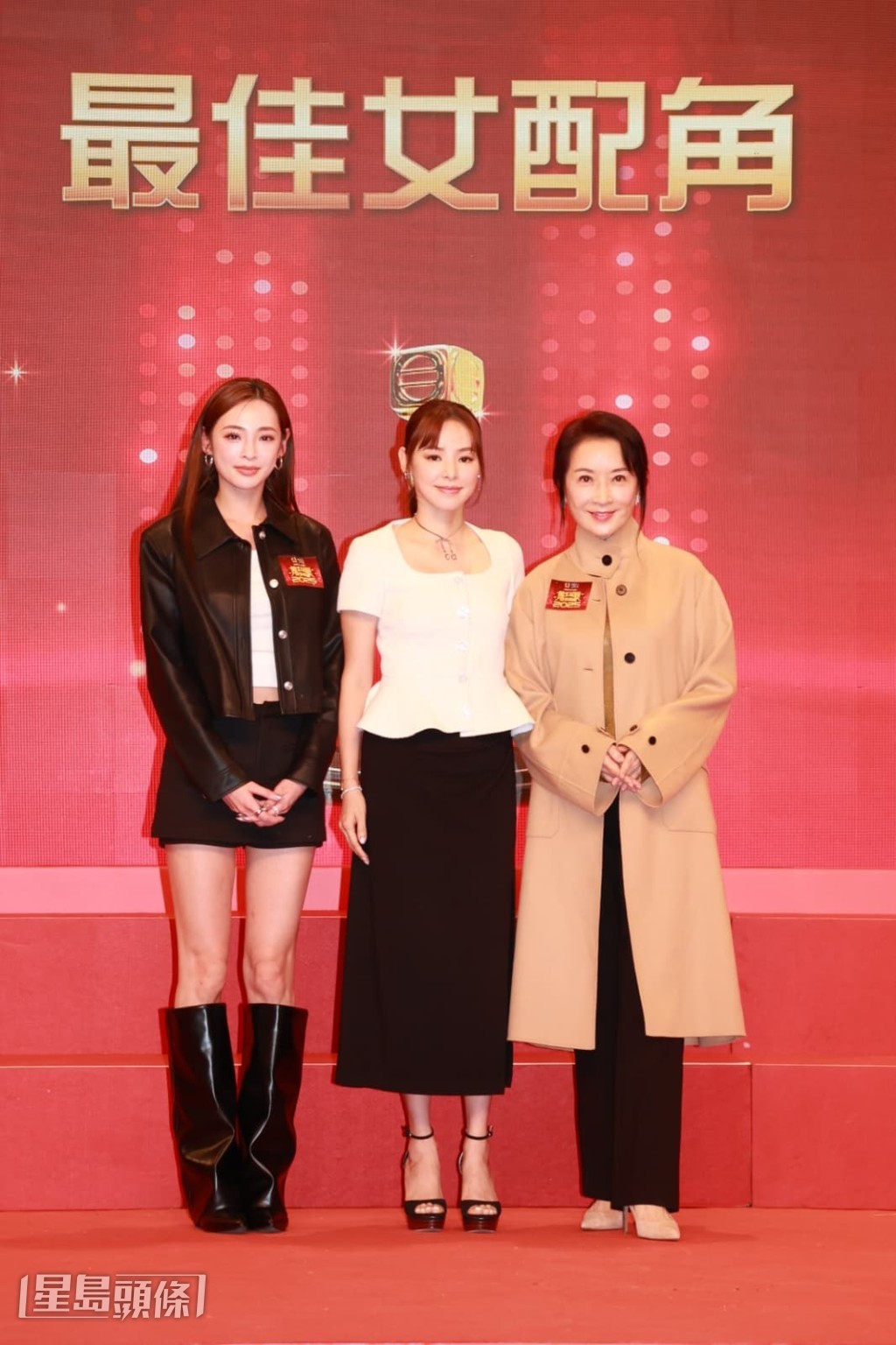 被提名最佳女配角，陳楨怡指覺得很驚喜，因事前也不知道自己有提名女配，所以可跟兩名前輩同台覺得很開心。