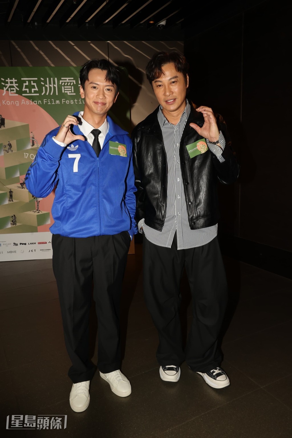 譚耀文與林家熙(Locker)於《拼命三郎》扮演兩父子。 譚耀文與林家熙(Locker)於《拼命三郎》扮演兩父子。