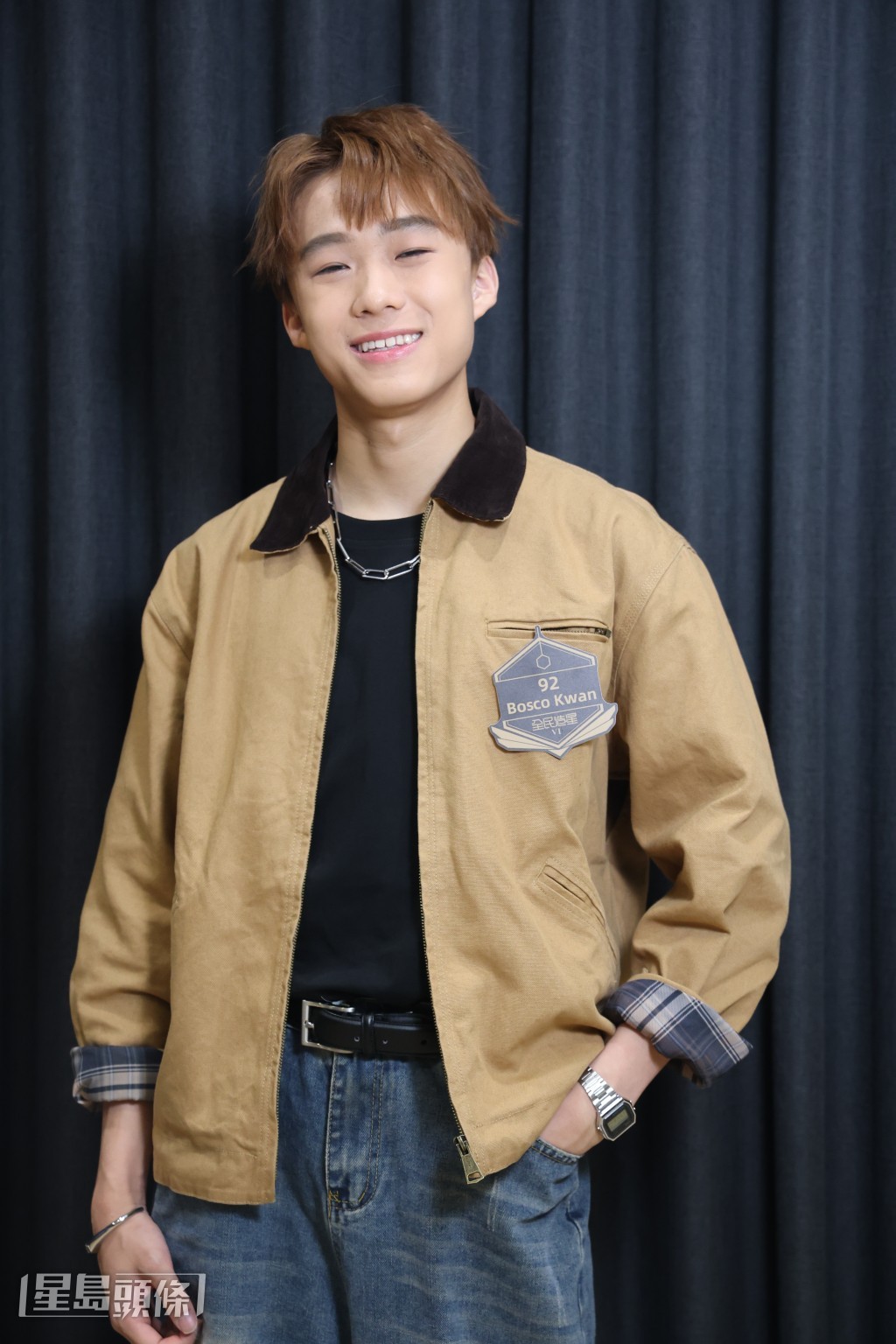 Bosco Kwan比賽時，同時考緊DSE，非常努力。