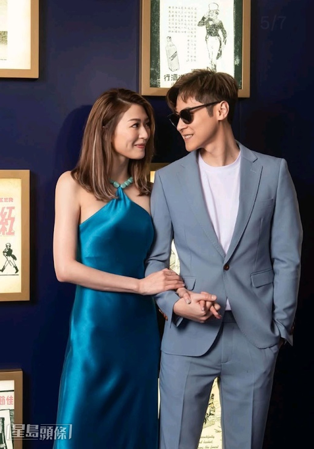 在看公布提名名單直播時，太太連詩雅表現得比陳家樂本人更肉緊。