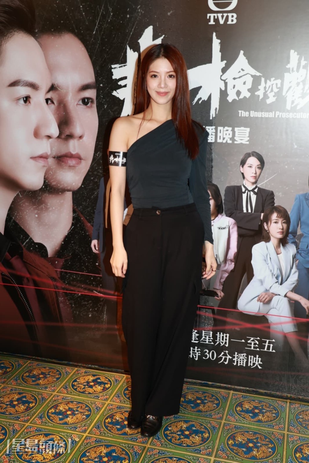 陳曉華出席《非常檢控觀》首播飯局。