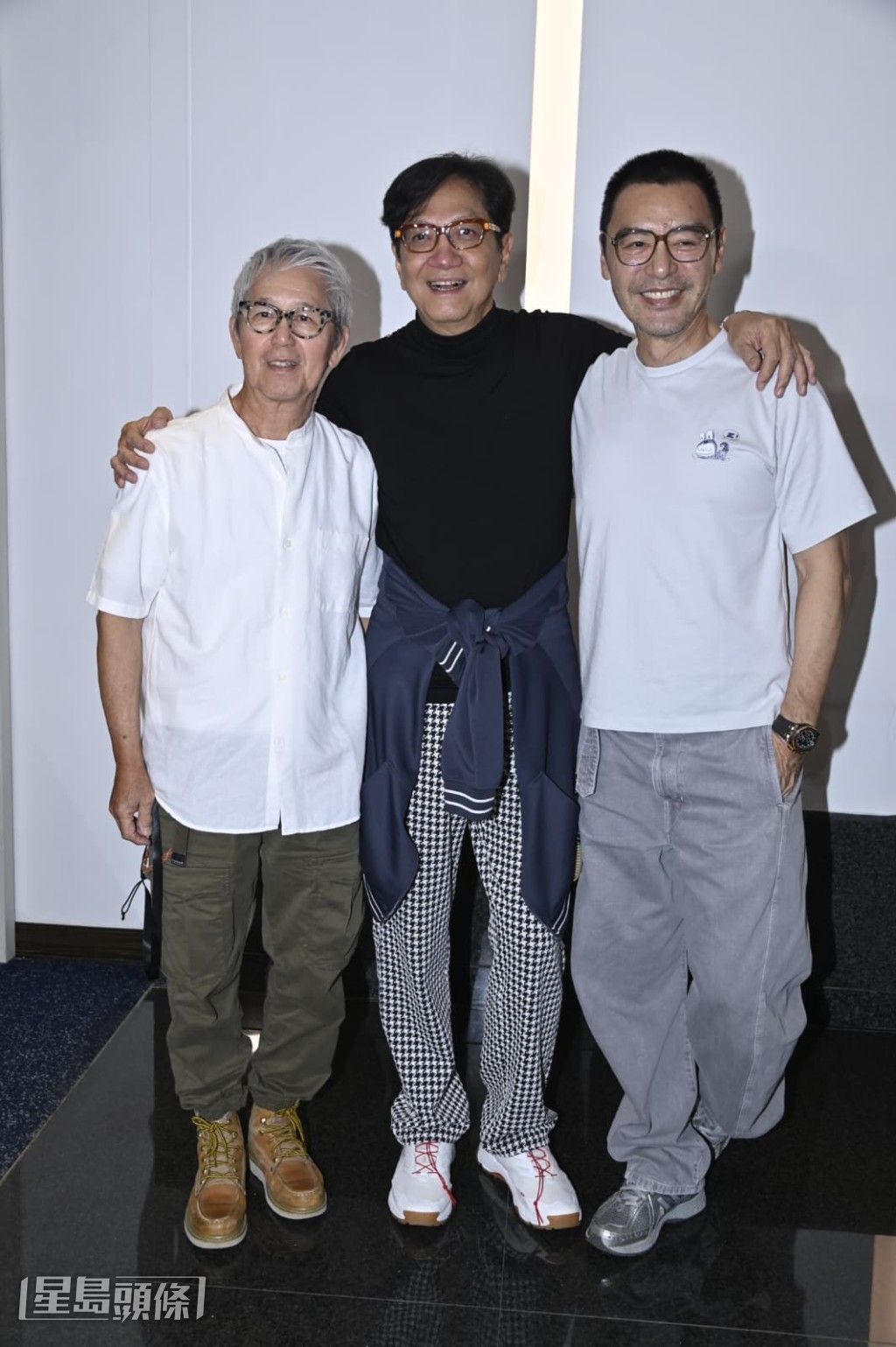 專程由澳洲返港的葉智強及鍾鎮濤。