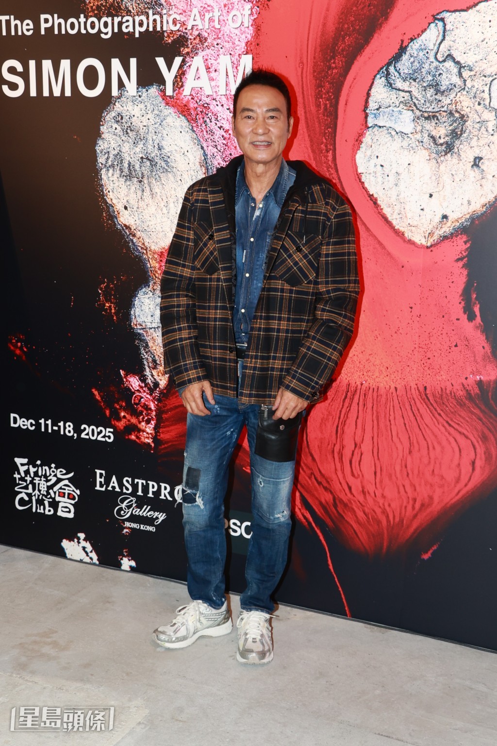 任達華今日於中環舉行個人藝術攝影展。 任達華今日於中環舉行個人藝術攝影展。