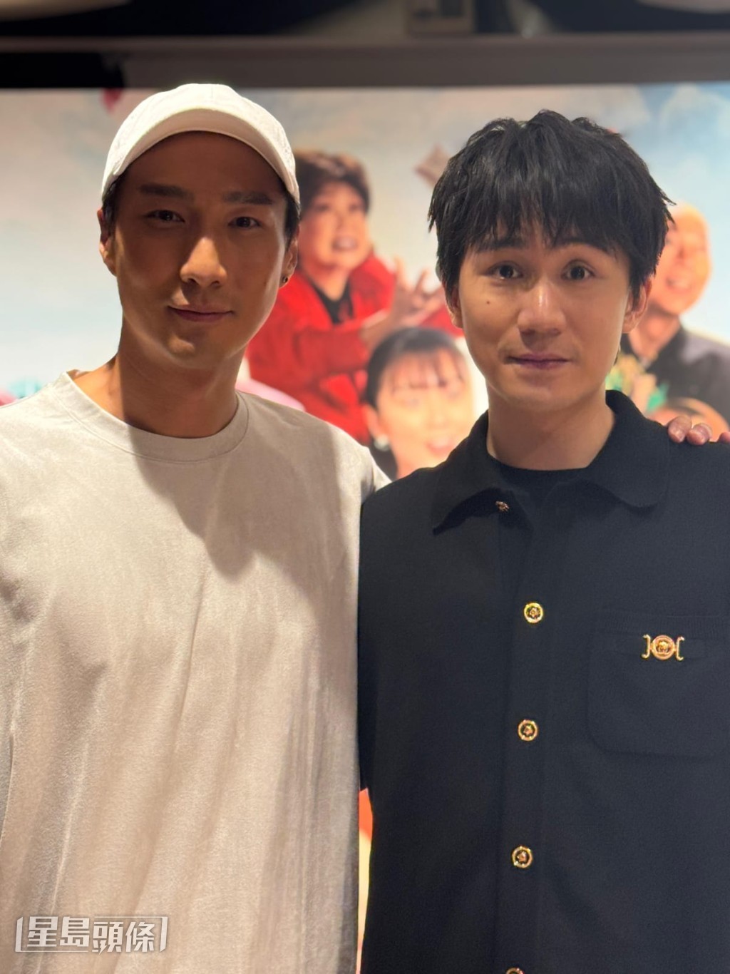 徐偉棟與吳肇軒合照。 徐偉棟與吳肇軒合照。